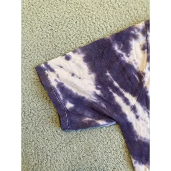 Pink Floyd Top Small Tie Dye Filmore Pyramid Retro T-Shirt Hippie 70s Rock Band - Picture 6 of 12